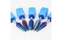 China Yellow Coated Rotary Deburring Tool Tungsten Carbide Rotary Tool Carving Bits supplier