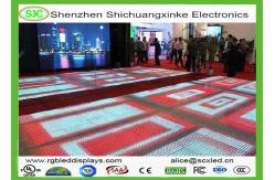 China Indoor LED Dance Floor Display , Wedding Wifi Control Floor Screen supplier