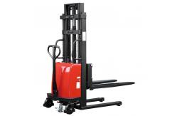 China 1t 1.5t Capacity Hydraulic Stacker Semi Electric Pallet Stacker supplier