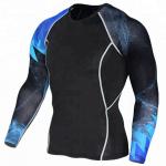 Moisture Wicking Personalised Rash Vest UPF 50+ Sun Protection High Performance for sale