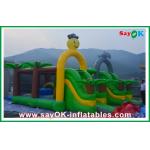 0.55mm PVC Inflatable Bounce , Logo Printing Inflatable Bouncy Castle for sale