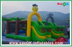 China 0.55mm PVC Inflatable Bounce , Logo Printing Inflatable Bouncy Castle supplier