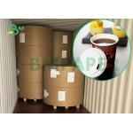 Food Grade 200gsm + 15gPE P1S Cup Paper 780MM 882MM Width In Reel for sale
