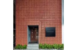 China Red Clay Terracotta Hollow Breeze Blocks Bricks For Wall Cladding Panel supplier