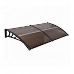 Window Canopy Polycarbonate Shade Awning Supported By Dependable Width Balcony Bracket for sale