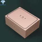 Embossed Decorative Small Magnetic Gift Box Flip Top Magnetic Box for sale