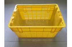 China 600*400mm Fruit And Vegetable Plastic Crates Stackable Turnover Distribution supplier