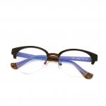 Handmade Retro Wood Grain Acetate Optical Glasses Frame MR H002 for sale