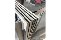 China Aluminum Frame In Swing Egress Window PVC Plastic Windows With Mosquito Net supplier
