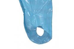 China Medical Plastic Isolation Gown Disposable CPE Protective With Thumb Loop Cuffs supplier