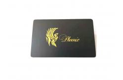 China Matte Black CR80 Gold Metal Business Cards With Laser Engraved supplier
