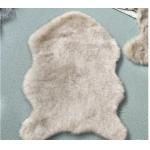 Thick Black Tips Plush Faux Fur Rug Fox Shaggy Fur Carpet Sheepskin Hotel for sale