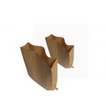 Food Grade Multiwall Kraft Paper Bags Coffee Package Brown Color With Open Mouth for sale