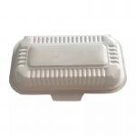 Hotel Biodegradable 600ml Corn Starch Tableware Disposable Clamshell Containers