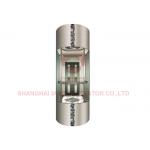 Semicircle Sightseeing Lift 1000kg Transparent Glass Observation Elevator for sale