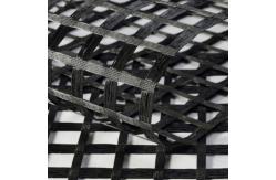 China High Strength Uniaxial Polyester Geogrid For Railway Road Construction supplier