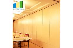 China Aluminum Frame Acoustic Operable Sliding Partition Walls For Multi - Function Room supplier