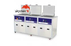 China 28Khz 40Khz Industrial Ultrasonic Cleaner 3 Tanks 360L Cleaning Rinsing Drying Function supplier