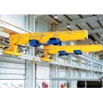 5 Ton Rail Mounted Wall Travelling Jib Crane Hoist Remote Control for sale