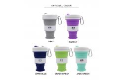 China Leakproof 550ml Collapsible Coffee Mug With Lid supplier