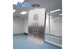 China Flush mounted steel telephone with fully keypad for elevator , clean room supplier