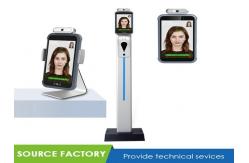 China Android 7.1 Thermal Face Recognition Device , Face Recognition Infrared Thermometer supplier