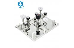 China Durable Panel Mount Air Pressure Regulator Stainless Steel 316 With 4 Valves supplier