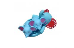 China Cute Squeezing Rubber Ducks / Lion Animal Bath Toys Set Floating Elephant Toy Set supplier