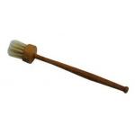 Natural Bleached Bristle Wood Chalk Paint Brushes For Decorators for sale