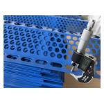 1.0mm Thickness 3Peaks Blue Color Windproof Dust Suppression Net For Mine Factory for sale
