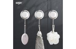 China 11cm X 12cm Bathroom Wall Hooks SS201 Wall Mounted Robe Hook supplier
