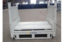 China Q235 Steel Stillage Cage Crates Sheet Metal Pallet Custom 940x545mm supplier