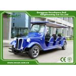 Elegant Blue Electric Classic Cars 6 Seater Electric Vintage Car for sale