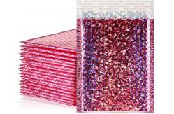 China CTCX Custom Bubble Mailer Holographic Pink Holographic Bubble Mailer Holographic Bubble Packages supplier