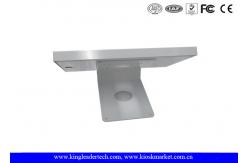 China Powder Coated Rugged Metal Ipad Security Kiosk Desktop / Wall Mounting supplier
