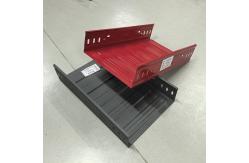 China Customizable Length Galvanized Steel Solid Bottom Cable Tray 50mm - 300mm / Metal Wire Trough supplier