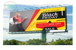 China HD outdoor P10 Led Billboard LED display average consume 700 W/M² supplier