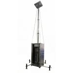 Compact Mobile CCTV Surveillance Towers For Construction Monitoring for sale