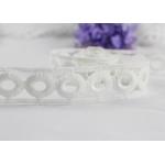 Flat Cute White Embroidery Cotton Lace Ribbon Trim For Autumn Brithday Garment for sale