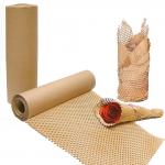 Uncoated Rectangle 50CM*100M Custom Wrap Paper Roll Eco Friendly for sale