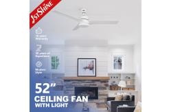 China Metal Lamp Body Material Ceiling Fans with Light and Remote 1stshine Simple supplier