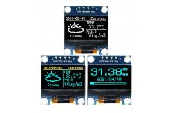 China 0.96 Inch 128x64 Dot Matrix OLED Display Module 4-Pin I2C Interface supplier