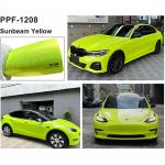 Sunbeam Yellow Self Adhesive Color Paint Protection Film Heat Healing Yellow PPF Color Wrap for sale