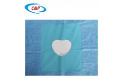 China SMS PE Sterile Blue Craniotomy Drape Towel For Head Surgery supplier