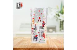 China Food Packaging Stand Up Pouch With Cross Block Bottom And Cellophane Clear Treat supplier