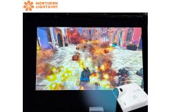 China Northern Lights Attractive Sensing Mech Warrior Wall Projection Interactive Game Machine supplier