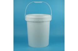 China 19kg Round Plastic Drum With Handle And Lid For Paint supplier