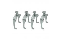 China Wear Resisting Rigid Strut Straps Metal Pipe Clamp With Screw supplier