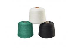 China 100% Recycled Cotton Yarn For Curtain Loose Strands Prevented Heat Resistance supplier