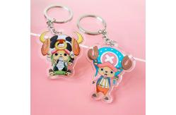 China Manufacturer Pattern Printed Acrylic Keychain Caricatur Cartoon Character Cute Charm Acrylic Keychain supplier